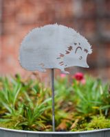 Hedgehog Artistic Plant Pot Spike - Set of Two