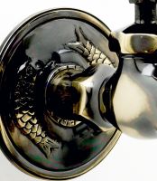 Antique Finish Hedgehog Garden Tap