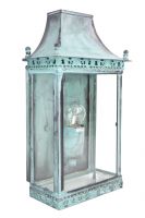 "Henlow" Traditional Verdigris Wall Lantern