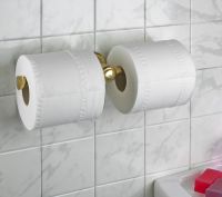 Double Button End Toilet Roll Holder Double Button End Toilet Roll Holder