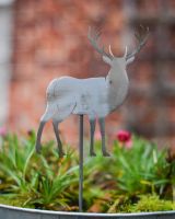 Highland Stag Artistic Plant Pot Spike - Set of Two Highland Stag Artistic Plant Pot Spike - Set of Two