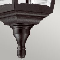 "Hill-Top" Single Bulb Traditional Hanging Chain Lantern in Midnight Black "Hill-Top" Single Bulb Traditional Hanging Chain Lantern in Midnight Black