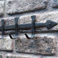 "Hornchurch" Hook Rail Created From Iron "Hornchurch" Hook Rail Created From Iron