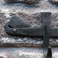 Blacksmith Scroll Design on the "Hornchurch" Hook Rail Blacksmith Scroll Design on the "Hornchurch" Hook Rail