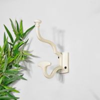 "Madame Anouk" Cream Hook with Wide Coat Holder "Madame Anouk" Cream Hook with Wide Coat Holder