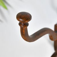Close up of "Madame Anouk" Brown Hook