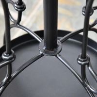 Black Hallway Butler Hat & Coat Stand Base Black Hallway Butler Hat & Coat Stand Base