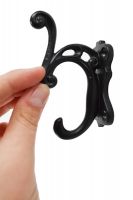 scale view ornate door hook scale view ornate door hook