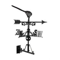 Honey Spoon Weathervane Created From Iron and Finished in Black