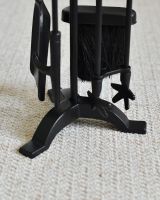 Close up of tools on fireside companion set