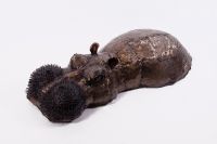 “Horace” " Hidey Hippo" Garden Sculpture and Decoration