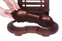 Removable drip tray on umbrella stand Removable drip tray on umbrella stand