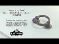 "Millbourne" Iron Door Knocker Handle