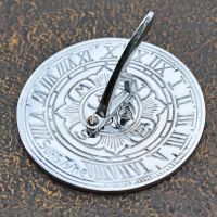 Bright Chrome Finish Mini Sundial