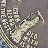 Close up of Old Father Time Close up of Old Father Time