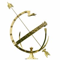 Polished Brass Serpent Armillary 