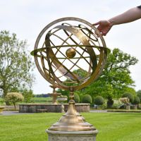 "Celestial" Armillary Sundial in Situ 