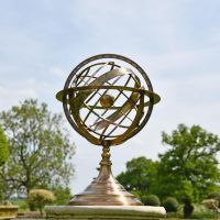 Armillary Sundial- Celestial- on plinth Armillary Sundial- Celestial- on plinth