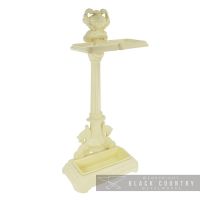 Traditional Ornate Umbrella Stand Finished in a French Cream