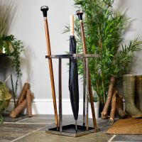 Simplistic design umbrella and walking stick stand Simplistic design umbrella and walking stick stand