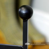 Close-up of the Ball Finial on the Top of the Boot Scraper Close-up of the Ball Finial on the Top of the Boot Scraper