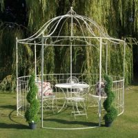 "The Countess" Gazebo- Cream Deluxe "The Countess" Gazebo- Cream Deluxe