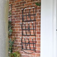 "Edcote" Black Wall Mounted Boot Rack 