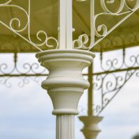 Close up of cream finish on "Lady Leticia Dream Carousel" 3.4m