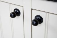 Black Iron Ball Mortice Knob 