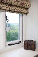 Shepherd"s Crook Casement Stay Antique Black