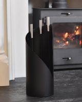 In situ photo of fireside companion set