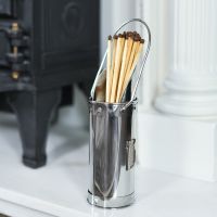 Brushed Steel Match Holder