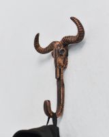 In situ photo of Copper Longhorn Hook In situ photo of Copper Longhorn Hook