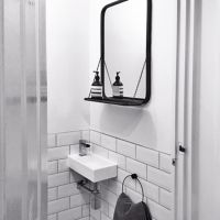 Industrial Shelf With Mirror Industrial Shelf With Mirror