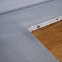 Close-up of the Top of the Industrial Bar Cabinet