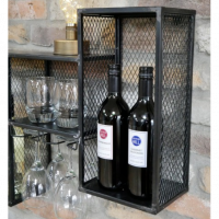 Wine Bottles in Situ on the Wall Mounted CAbinet
