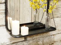 Industrial Shelf With Mirror Industrial Shelf With Mirror