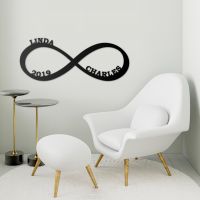 Personalised Infinity Loop Wall Art Personalised Infinity Loop Wall Art
