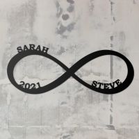 Personalised Named Infinity Wall Art Personalised Named Infinity Wall Art