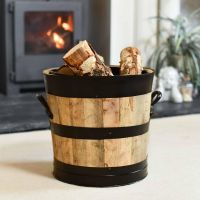 Innsbruck Wooded Coal Scuttle - 30cm Innsbruck Wooded Coal Scuttle - 30cm