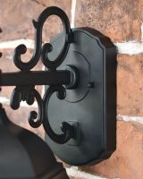 Close up of Wall Light Back Plate Close up of Wall Light Back Plate