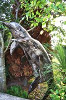 "Havana Waves" Dolphin Garden Sculpture and Water Feature