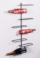 "Beneventio" Wrought Iron Wine & Bottle Rack