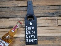 Bottle-Shaped Cast Iron Bottle Opener