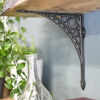 "Iron Bridge" Shelf Bracket in Situ in a Home "Iron Bridge" Shelf Bracket in Situ in a Home