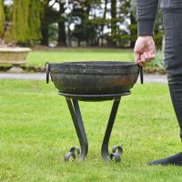 40cm Iron Kadai Fire Bowl to Scale 40cm Iron Kadai Fire Bowl to Scale