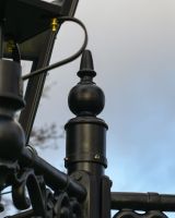 Iron Lamp Post Finial