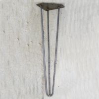 Three Prong Hairpin Table Leg Finished Created From Iron