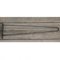 Two Prong Hairpin Table Leg Created From Iron Two Prong Hairpin Table Leg Created From Iron