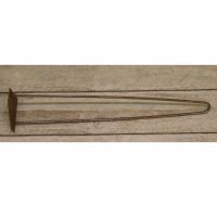 Two Prong Hairpin Table Leg Created From Iron